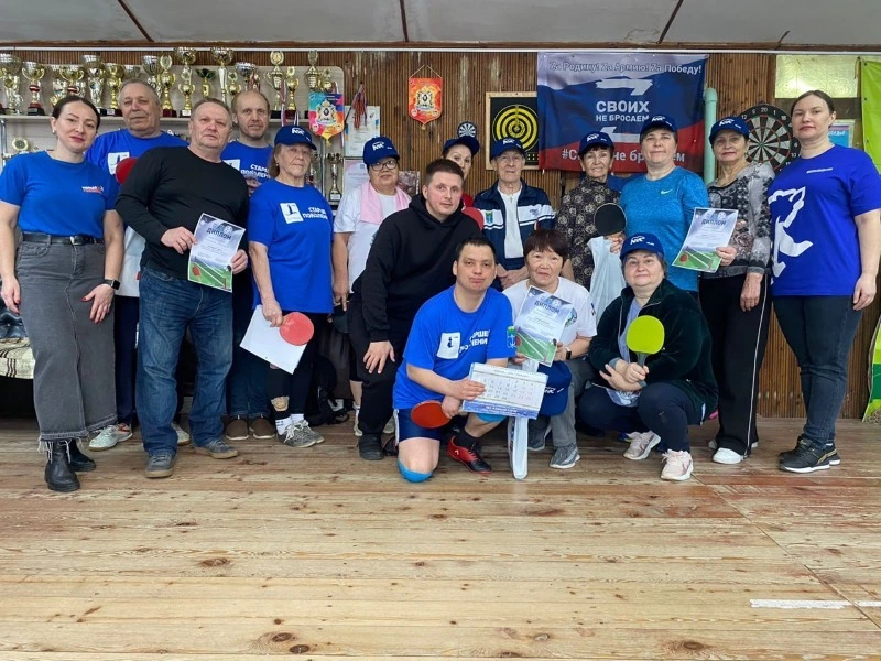 Молодогвардейцы и члены партии «Единая Россия» организовали соревнования по настольному теннису