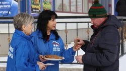 Акция «Блокадный хлеб» прошла на площади Ленина