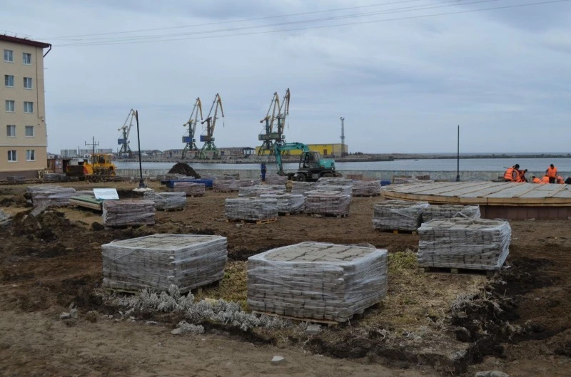  В Холмске стартовал второй этап реконструкции площади Мира