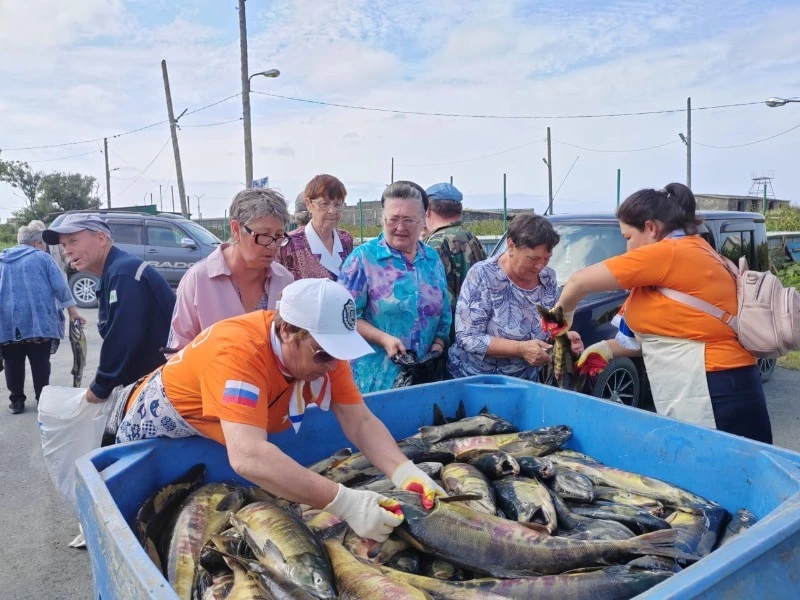 В Правде бесплатно раздали рыбу