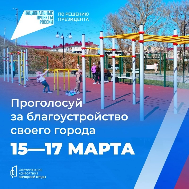 Проголосуй за благоустройство своего города